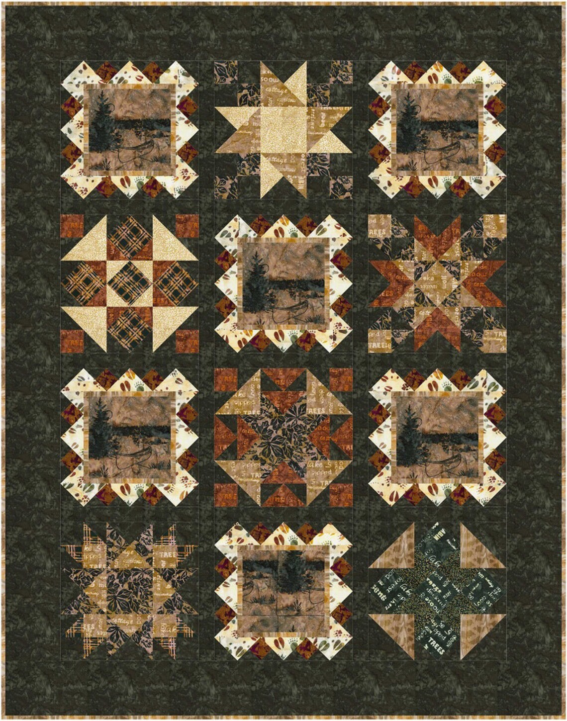 Cottage Sampler - Quilt PATTERN - by Patti's Patchwork - Features ...