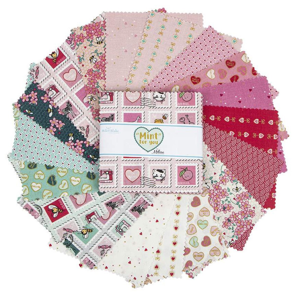 Pink Charm Packs for Quilting 5 inch, Rose Fabric Precut Quilting Fabric  Squares 5x5 for Baby Girls 100% Cotton Fabric for Sewing DIY Patchwork