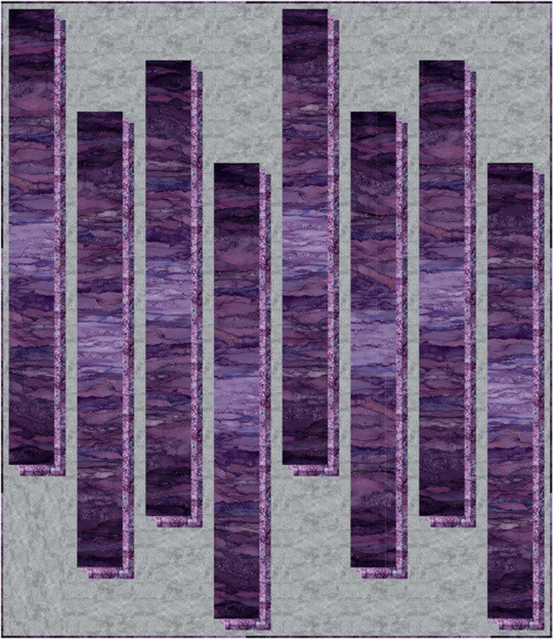 Stratify - Quilt PATTERN - by Patti's Patchwork - Ombre - Multiple ...