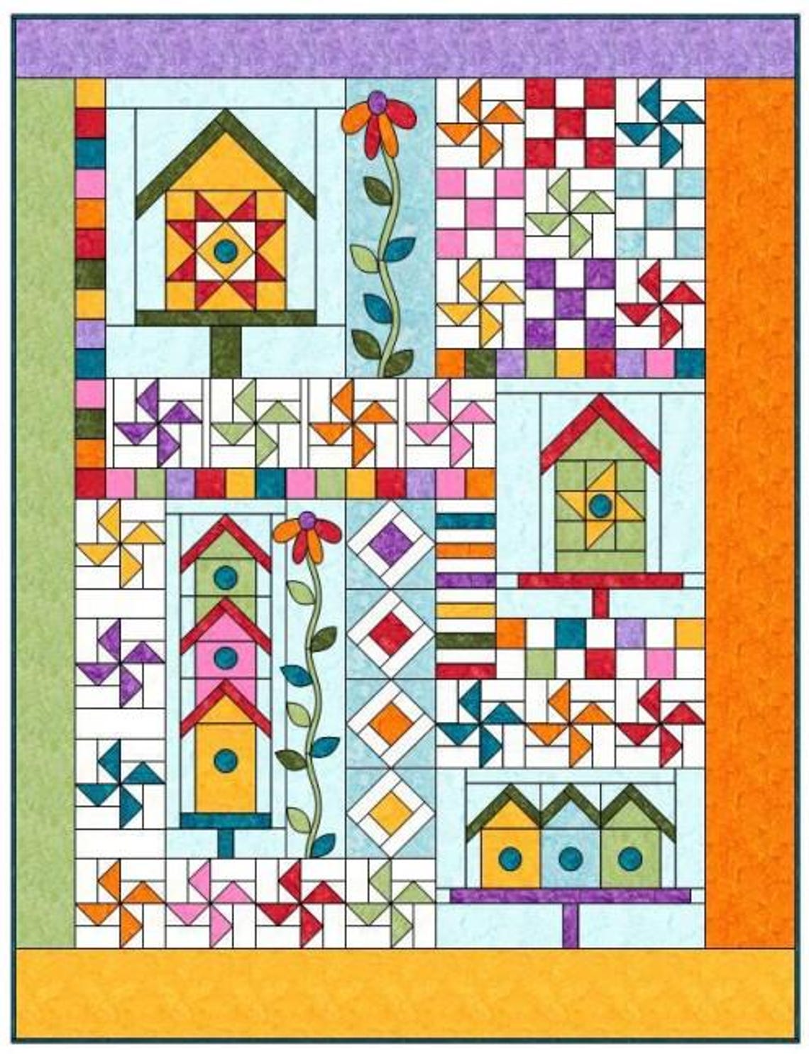 Spring Rentals - 2024 Fall Palette of the Season - Quilt KIT ...