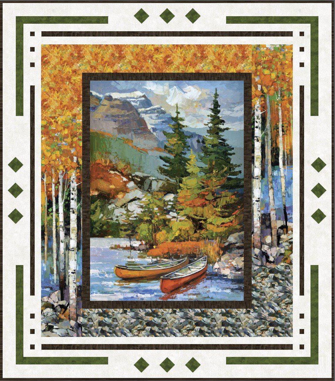 Beyond the Frame PATTERN - by Marie Noah at Northern Threads - Works ...