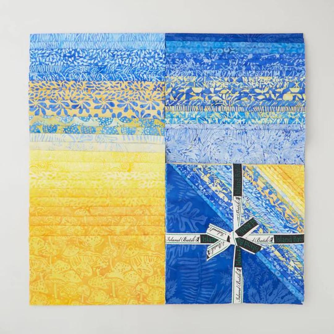 Sunny Side up Layer Cake 42 10 Squares by Island Batik Sunny Side