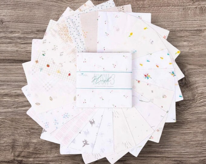 Hush Hush 3 - Charm Pack - (42) 5" Squares - Stacker - by Riley Blake ...