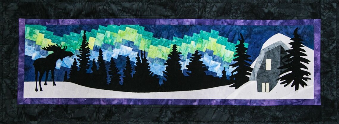 Borealis Ridge PATTERN - by Marie Noah at Northern Threads - 36" X 9 ...