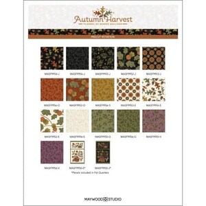 Autumn Harvest Flannel Leaves and Acorns Cream By Bonnie Sullivan for Maywood Studio Fall MASF9954-E image 3