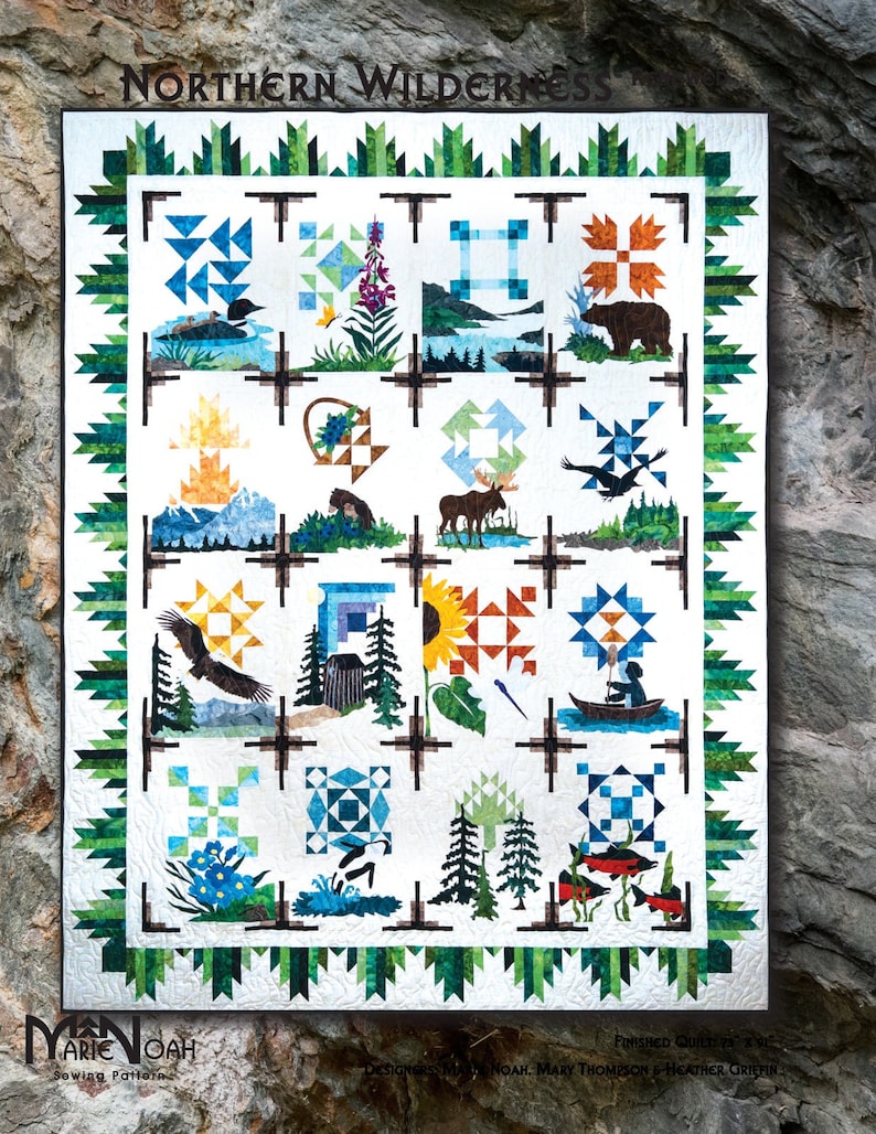 Northern Wilderness Renewed PATTERN - by Marie Noah at Northern Threads ...