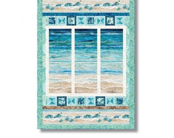 Beach View - Quilt PATTERN - Matthew Pridemore of The Whimsical Workshop - 60" X 84"