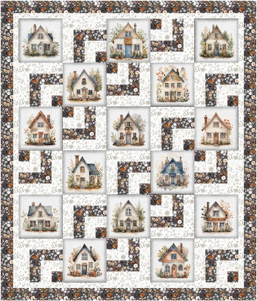 Gatsby 3 Yard Quilt Pattern - by Fran Morgan of Fabric Cafe - 46