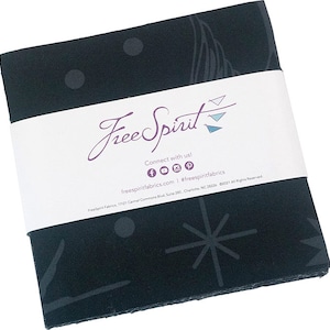 Free Spirit - Tula Pink - Fairy Flakes -Ink 5x5 Charm Pack