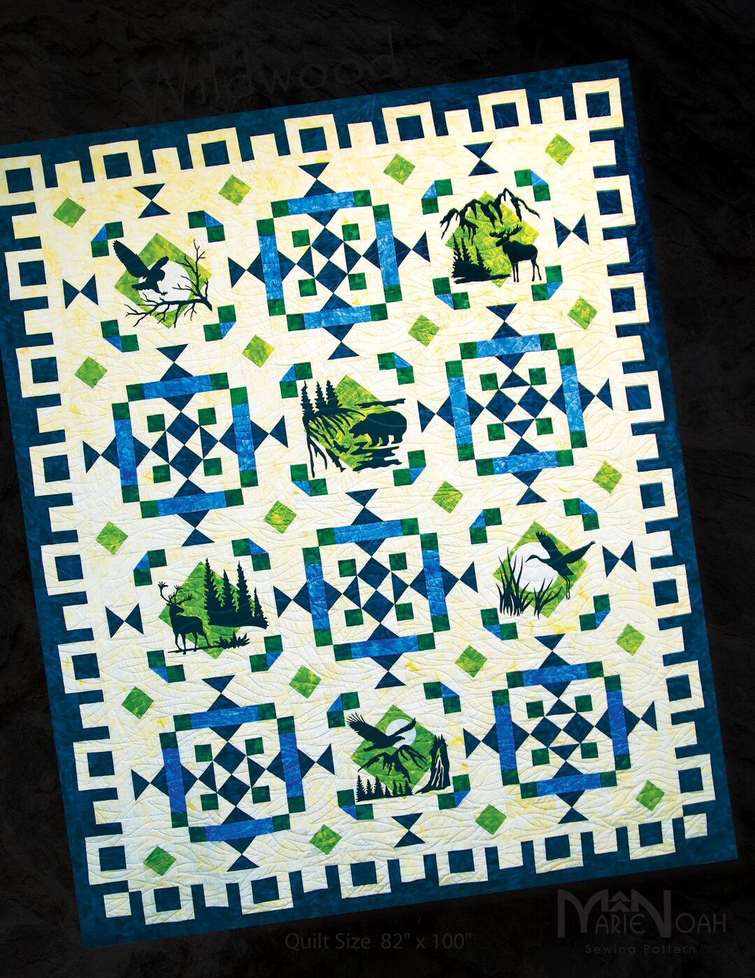 Wildwood PATTERN - by Marie Noah at Northern Threads -pieced and ...