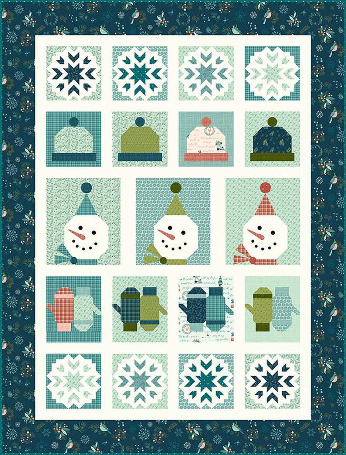 All Things Winter - Quilt PATTERN - by Sandy Gervais of Pieces From My ...