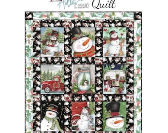 Frosty Hollow Quilt Kit - 47" x 54 1/2" - by Melinda Hipsher for 3 Wishes - KT-FROSTYHOLLOW