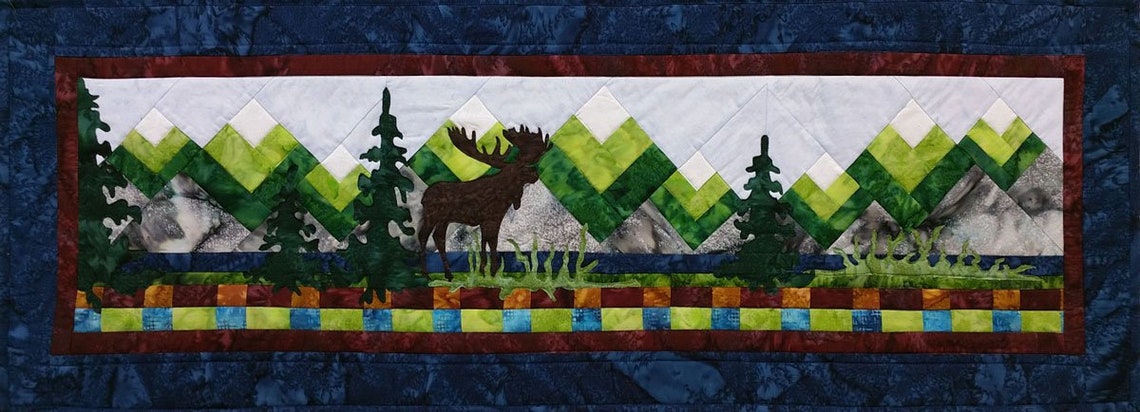 Moose Lake PATTERN - by Marie Noah at Northern Threads - Quilt Size: 14 ...