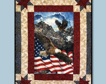 Patrón de edredón "Espíritu Audaz" de Villa Rosa Designs - Descarga en PDF