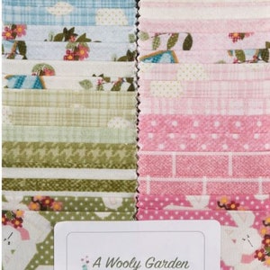 A Wooly Garden - 2.5" Strip-pies -by Cheryl Haynes for Benartex - 40pcs ...