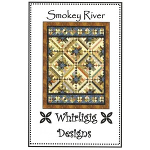 Smokey River - by Chris Hoover for Whirligig Designs - Quilt Pattern - 76” x 97”