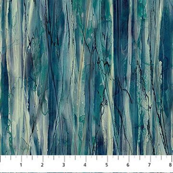 Whisper - Stria - Blue Multi - Yardage - By Northcott - DP28705-46