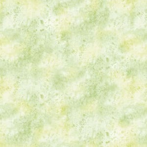 May include: A seamless pattern featuring a watercolor design in shades of green and yellow. The pattern has a mottled, speckled appearance, with variations in color intensity creating a textured effect. The overall aesthetic is soft and organic, suitable for various design applications.