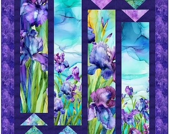 Ingots - Quilt PATTERN - by Quilting Renditions - Featuring several collections by Northcott - Finished Size - 54 1/2" X 56" to 71"