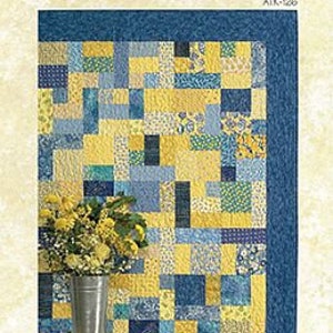 Yellow Brick Road - Quilt PATTERN - by Atkinson Designs - Great for Beginners, multiple sizes, Fat Quarter Friendly - ATK-126