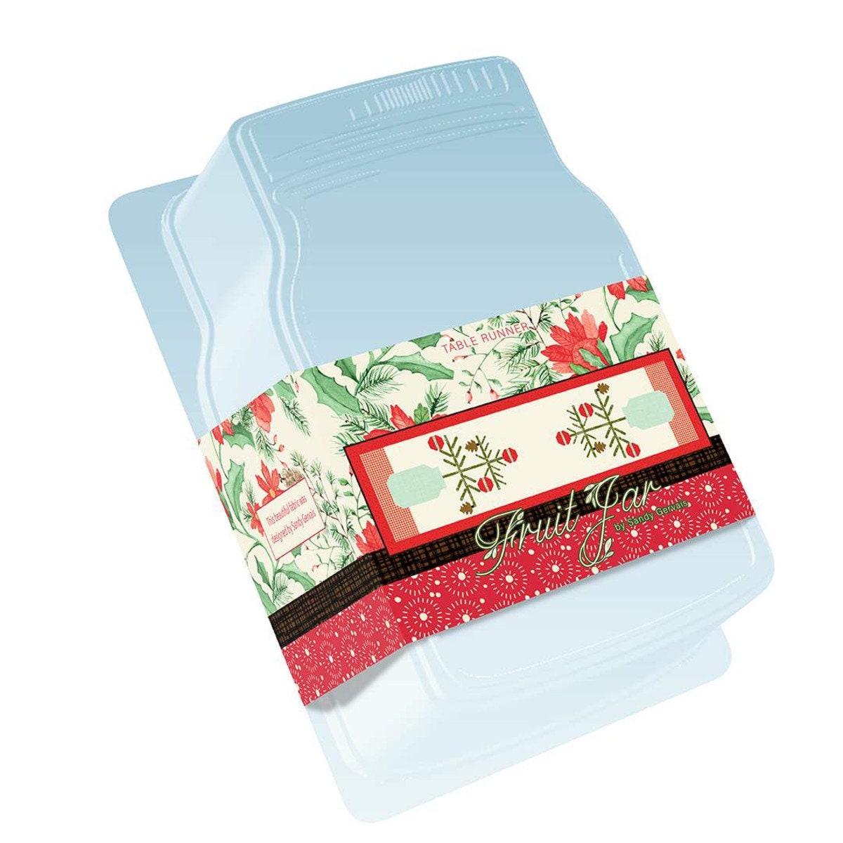 In a Fruit Jar Winter Runner Boxed Kit - Adel in Winter - Quilt KIT ...