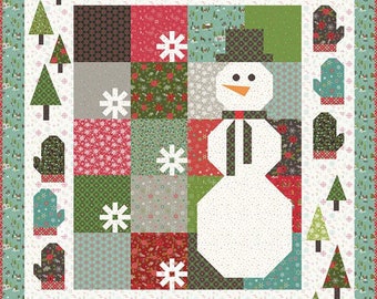 Winter Wonder Sampler Quilt PATTERN - Winter Wonder - Designed by Heather Peterson - 66" x 73" - winter