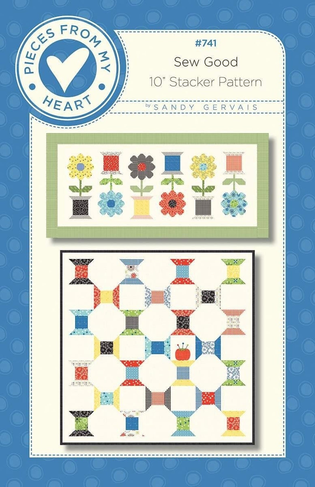 Sew Good - Table Runner & Quilt PATTERN - by Sandy Gervais of Pieces ...