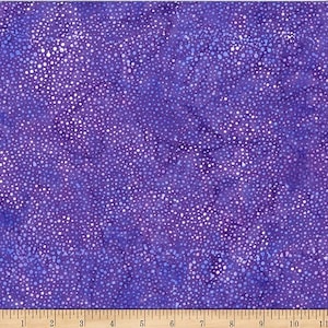 885 Bali Dot Batiks - #40 - Iris - Yardage - Hoffman Fabrics - purple - 885-40-IRIS
