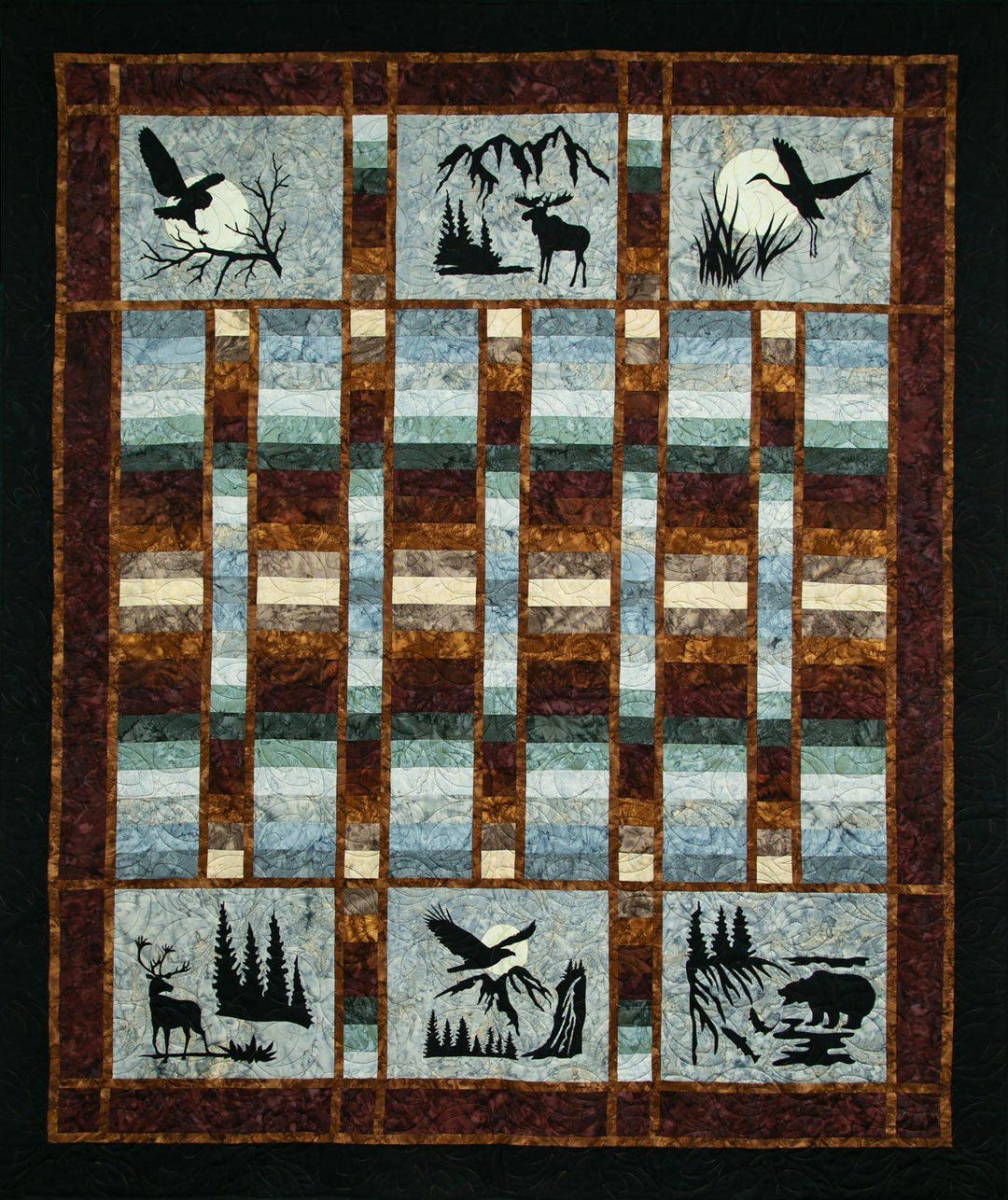 Wildwood Again Quilt PATTERN - River - by Marie Noah at Northern
