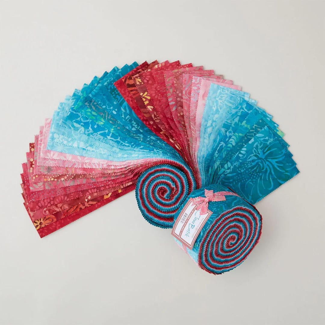 Java Batiks Valentine - Jelly Roll - (40) 2 1/2” Strips - by Maywood ...