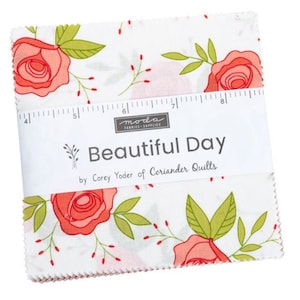 Beautiful Day - Charm Pack - 5&quot; Squares - Stacker - 42/pkg - Designed by Corey Yoder for Moda