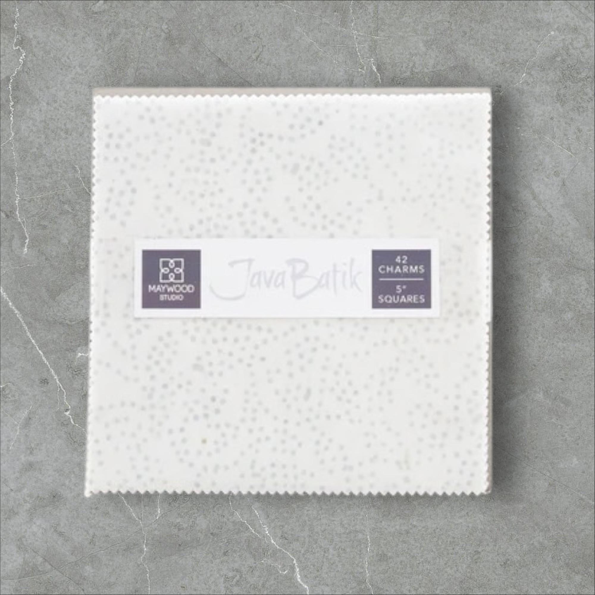 Java Batiks Winter - Charm Pack - (42) 5” Squares - by Maywood Studios ...