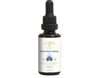 DEEP BLUE LOTUS • Wild Crafted Blue Lotus • Euphoric Dream Tincture