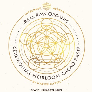 Real Raw Wild Organic Ceremonial HEIRLOOM CACAO PASTE