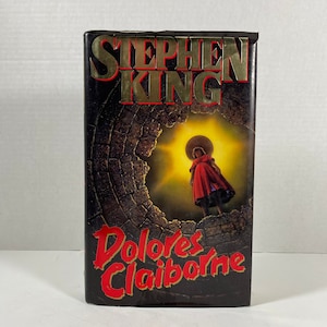 Vintage 1993 Stephen King’s Dolores Claiborne Hardcover Book With Original Dust Jacket - Collectable | Psychological Thriller | Gift Idea