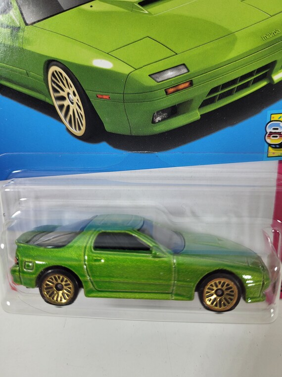 Hot Wheels 89' Mazda Savanna RX7 Carded Die-cast Car Vintage Die