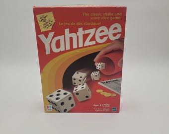Vintage Milton Bradley Yahtzee Dice Game Complete