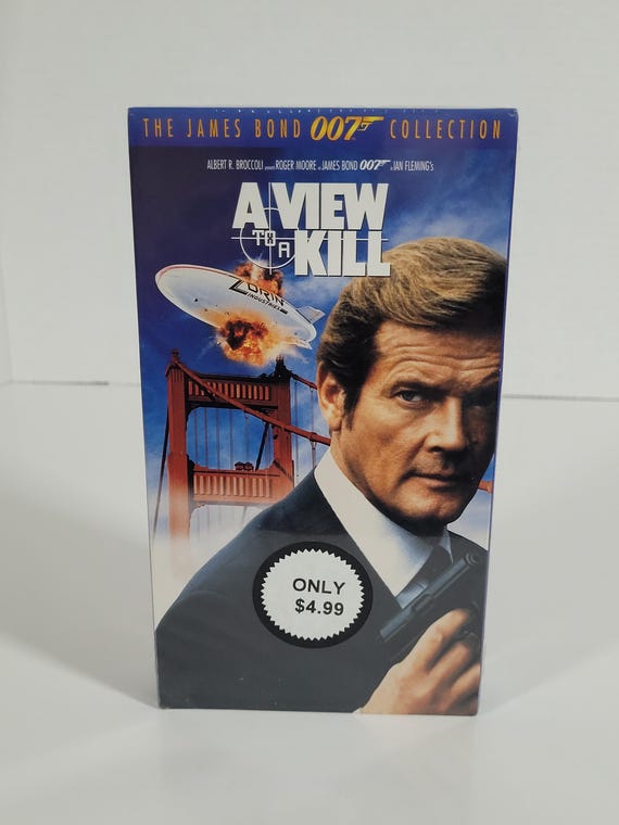 未開封 カセットテープ 007 美しき獲物たち A View To A Kill Vintage A View to a Kill James Bond 007 Collection VHS Tape/spy