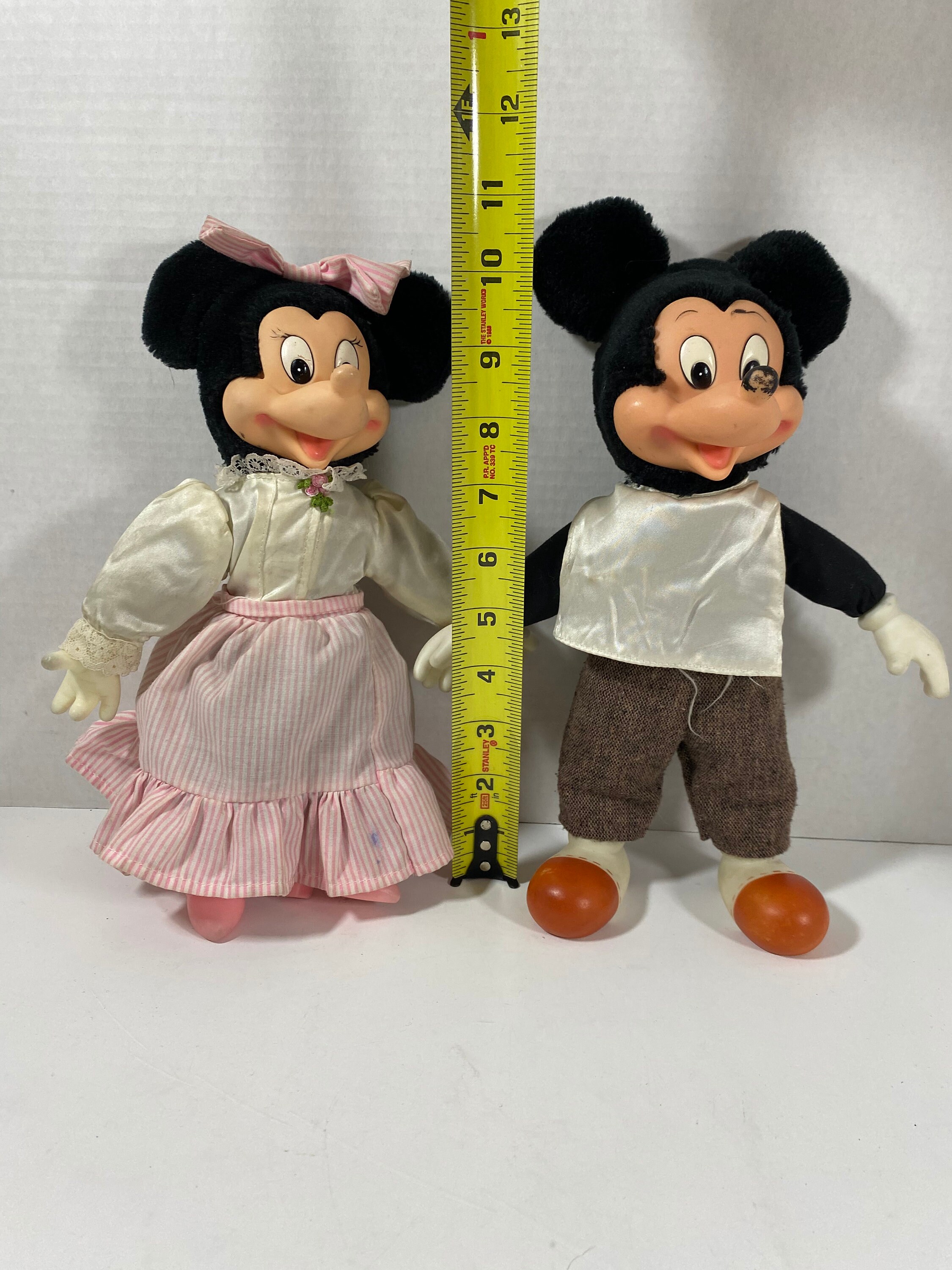 ★激レア★ applause アプローズ製 ミニーマウス ヴィンテージ 人形 Disney Minnie Mouse Vintage 7” Applause Rare Vinyl Jointed