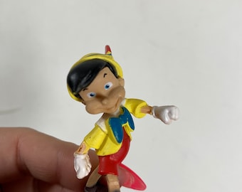 ヴィンテージ 1990 年代 ディズニー ピノキオ 2 インチ PVC おもちゃ
