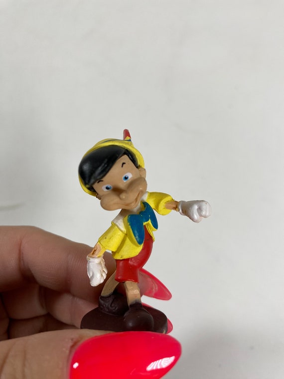 ヴィンテージ 1990 年代 ディズニー ピノキオ 2 インチ PVC おもちゃ
