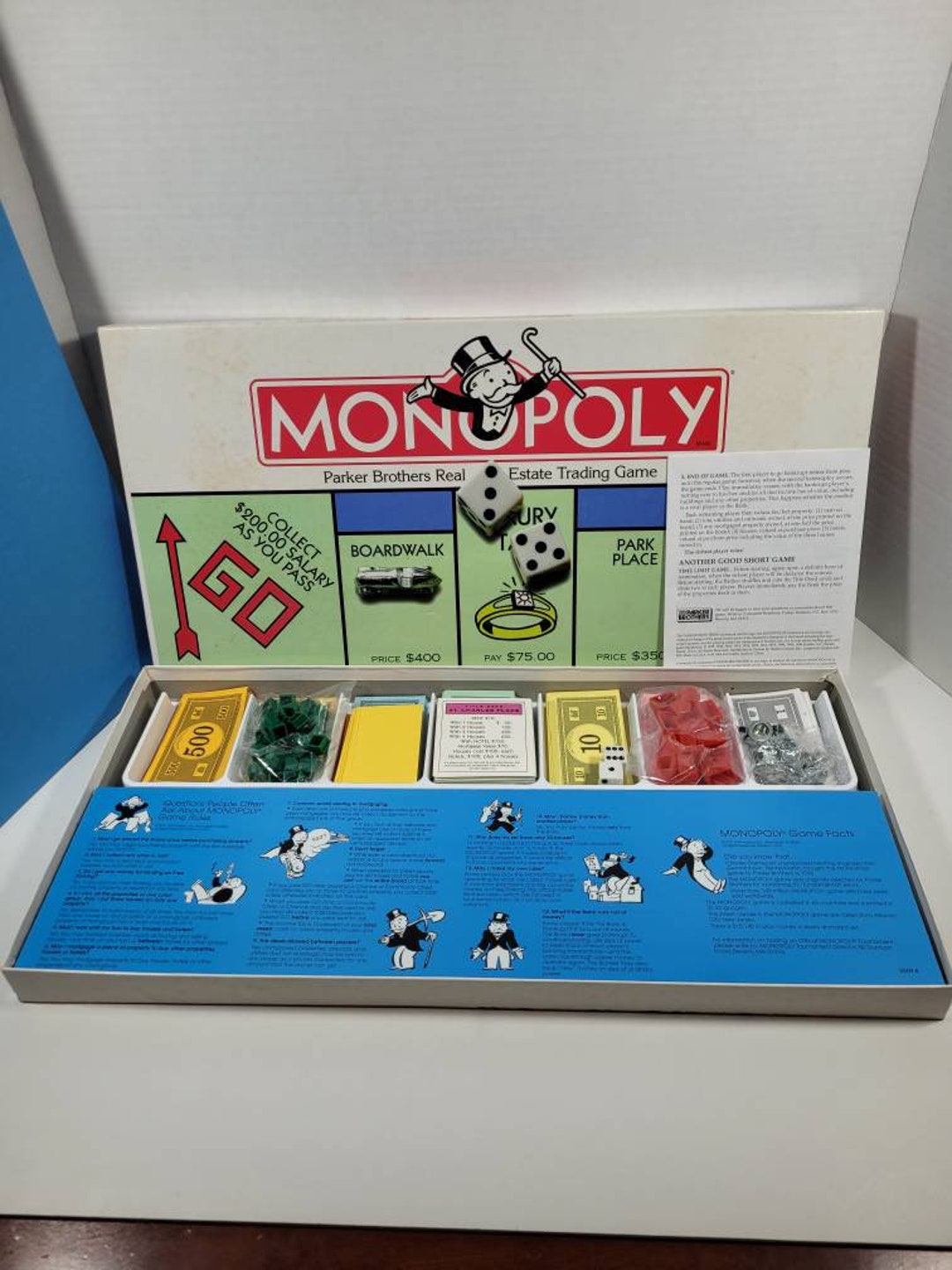 Vintage Monopoly 1996 Parker Brothers - Monopoly - the Real Estate