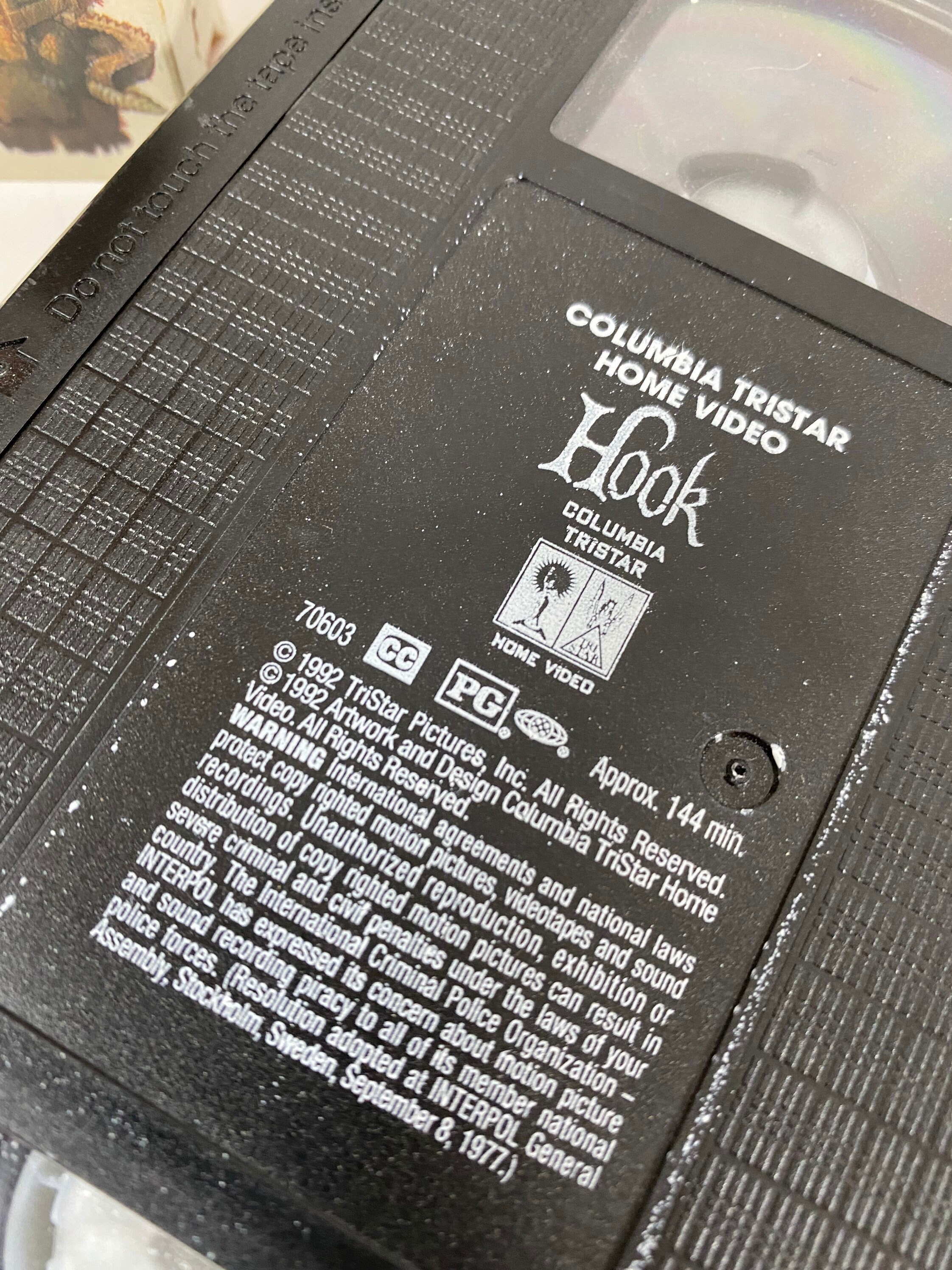 Vintage 1992 Hook VHS Video Tape Starring Dustin Hoffman Etsy Canada