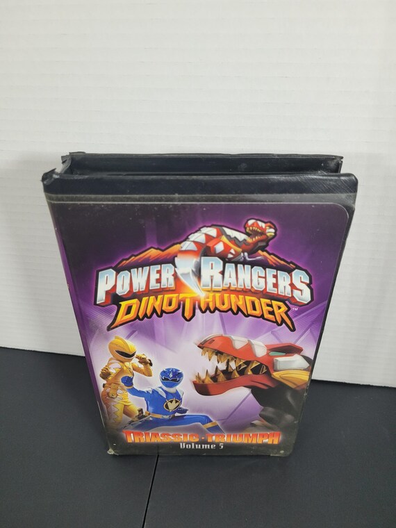 Vintage Power Rangers Dinothunder Triassic Triumph Vol 5 Vhs Tape