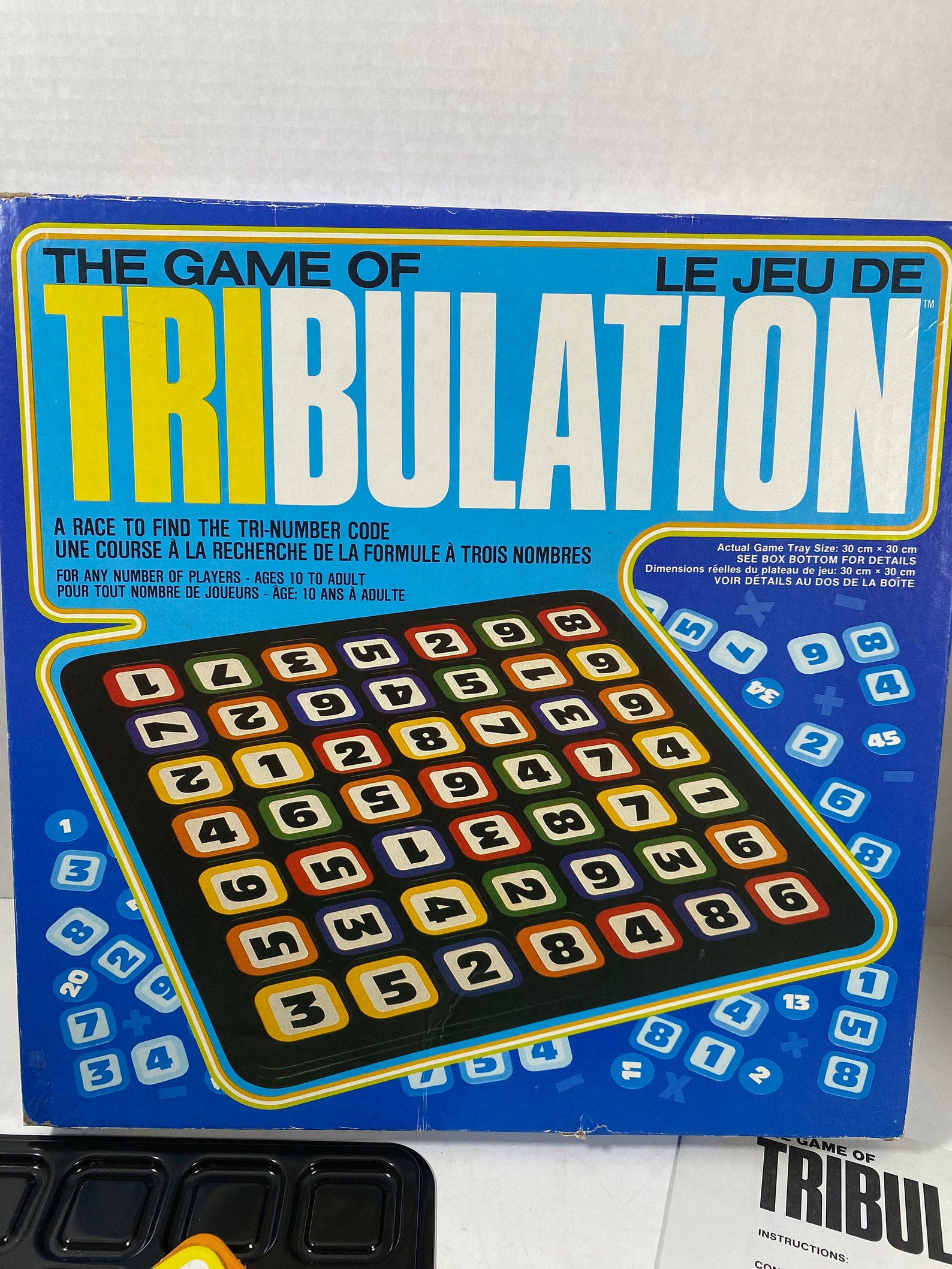 Tri Number Vintage 1981 Tribulation Game: A Race to Find the Tri-number Code ...
