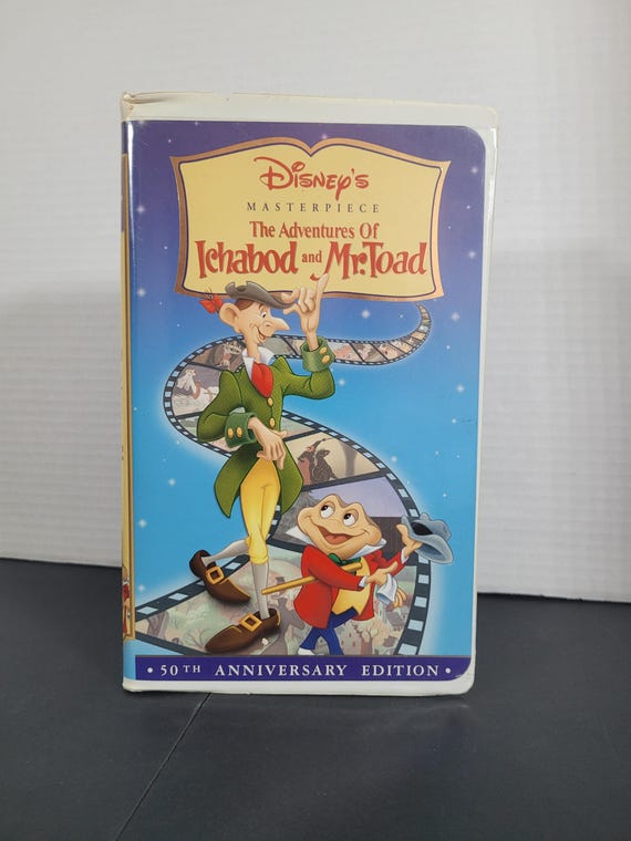 Vintage Walt Disney's the Adventures of Ichabod & Mr. Toad VHS