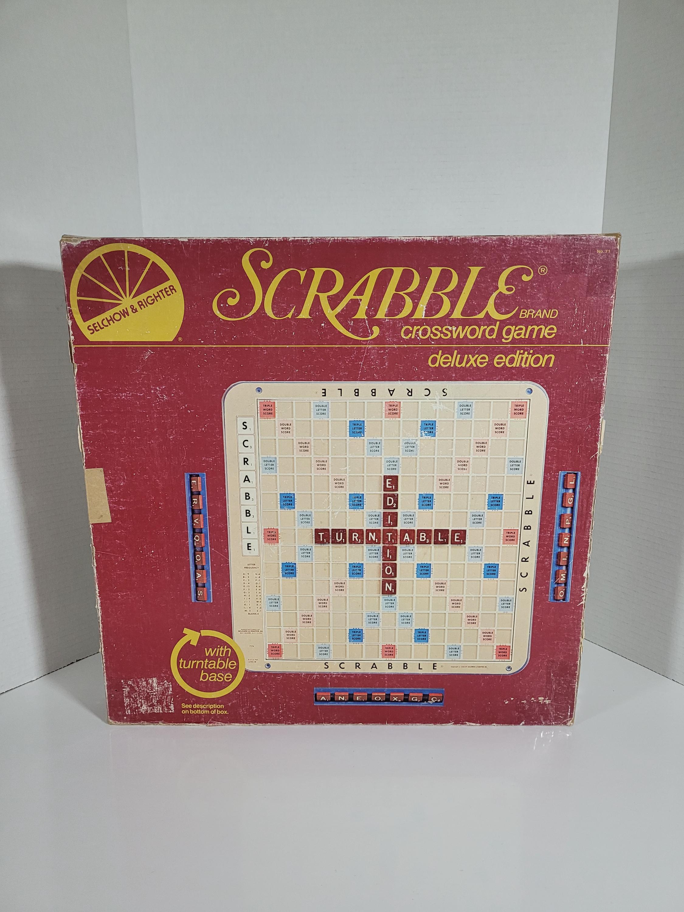 Deluxe Scrabble Board Turntable - Etsy Deluxe Scrabble Board Turntable - Etsy