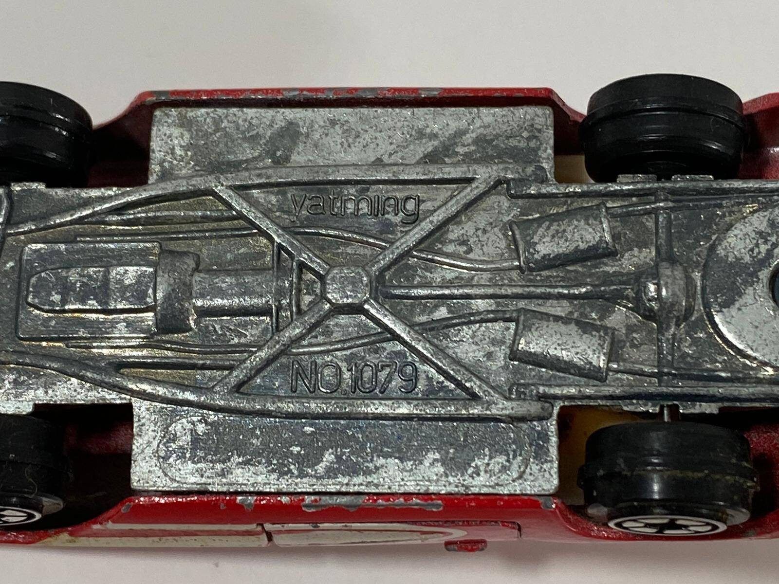 Vintage 1980s Yatming Red 57' Chevrolet Corvette W/ Opening Doors