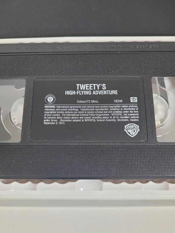Vintage Looney Tunes Tweety High Flying Adventure VHS Tape