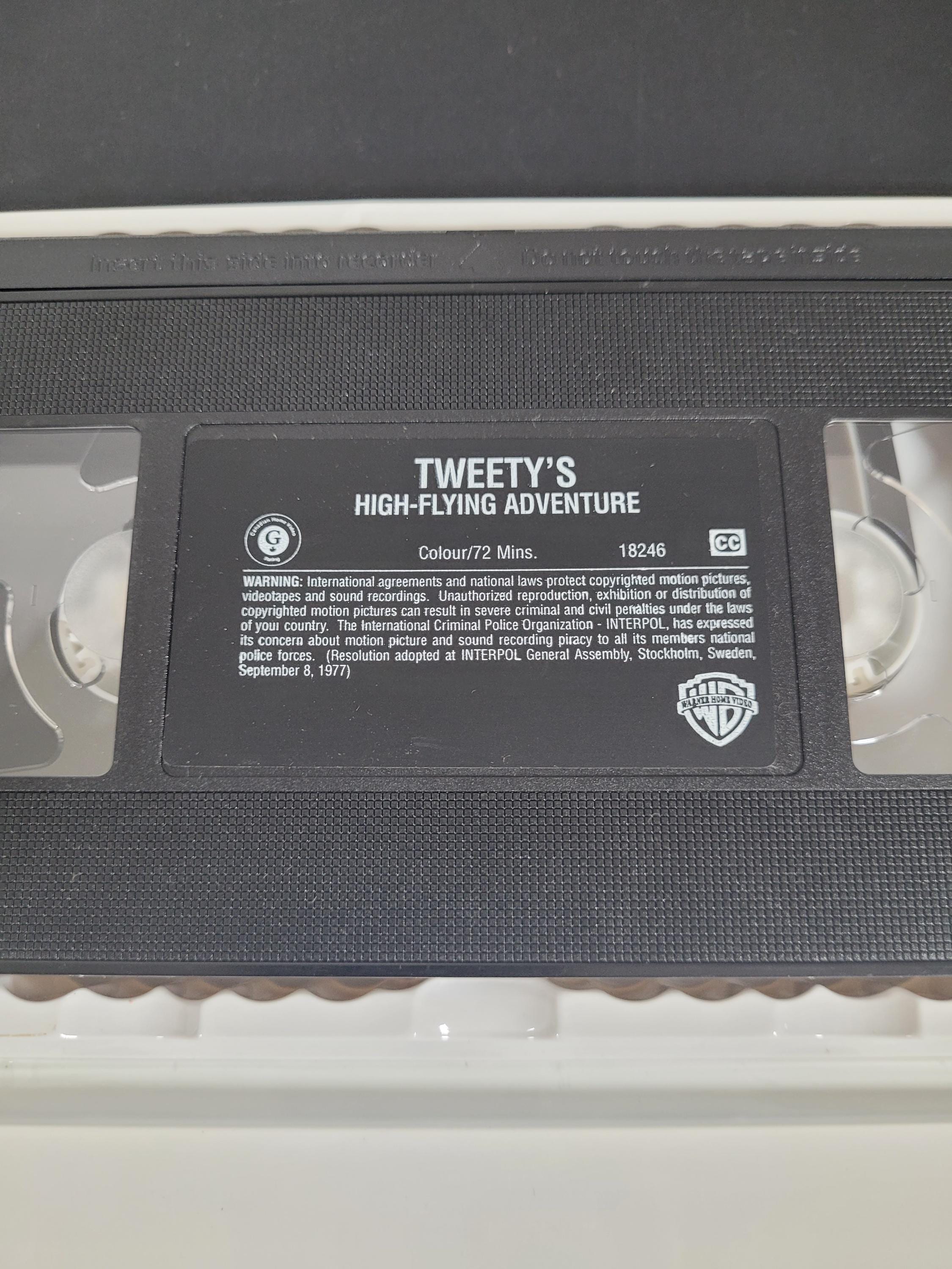 Vintage Looney Tunes Tweety High Flying Adventure VHS Tape